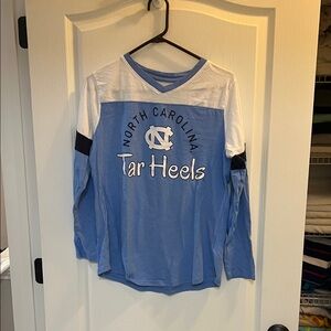 North Carolina Tar Heels Long Sleeve Shirt - Blue and White